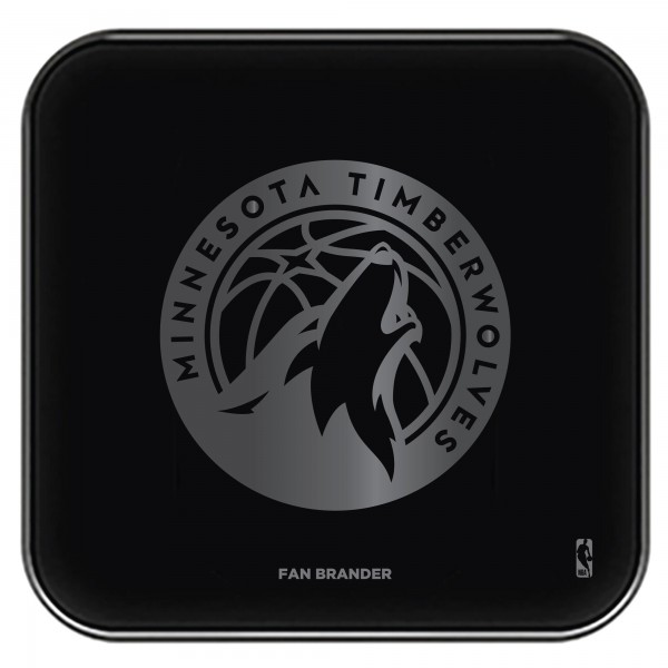 Беспроводная зарядка Minnesota Timberwolves Fast Charging Glass - Black