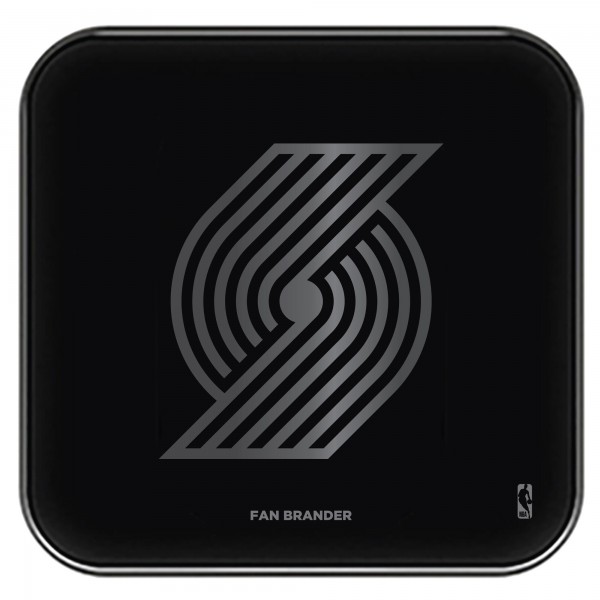 Беспроводная зарядка Portland Trail Blazers Fast Charging Glass - Black